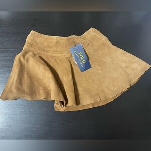Ralph Lauren Girls' Goat-Suede Skirt - Size: 2T